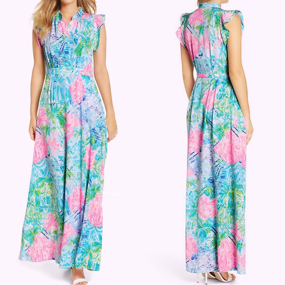 Authentic Lilly Pulitzer maxi dress - Picture 2 of 6